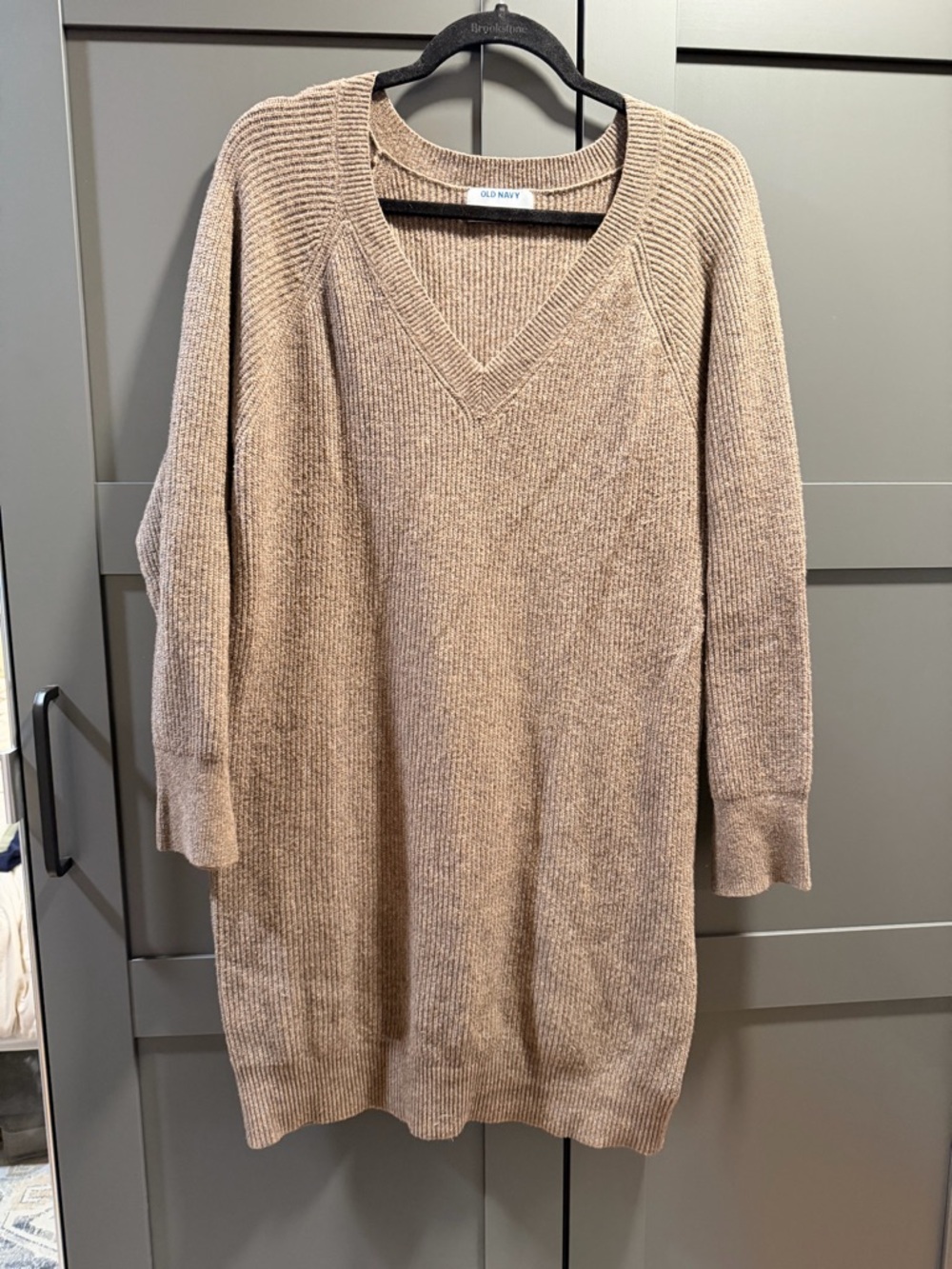 Old Navy Cable Knit Sweater Dress - Brown